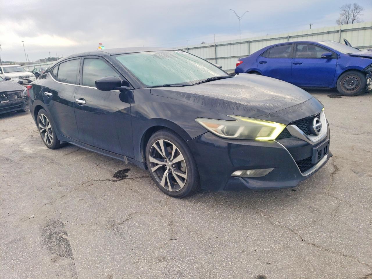 2016 Nissan Maxima 3.5 S Black vin: 1N4AA6AP1GC422213