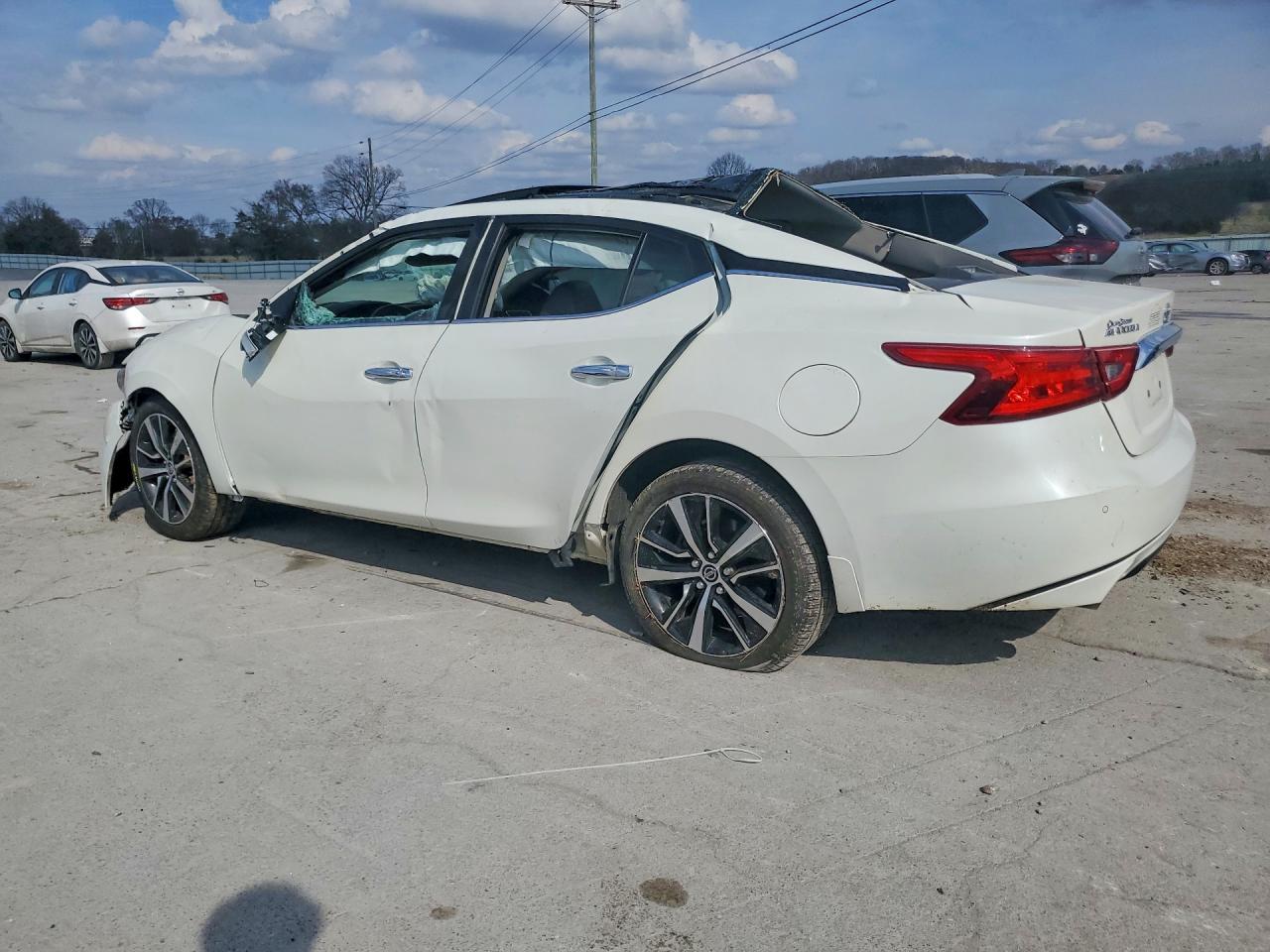 2017 Nissan Maxima 3.5 Sl White vin: 1N4AA6AP1HC416851