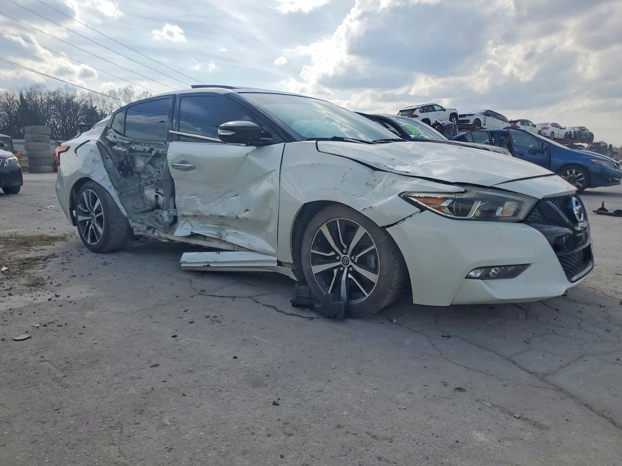 2017 Nissan Maxima 3.5 Sl White vin: 1N4AA6AP1HC416851