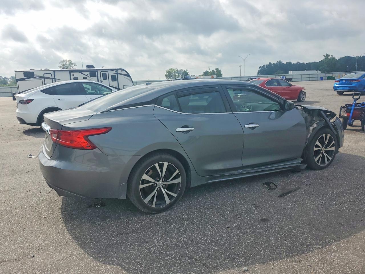 2017 Nissan Maxima 3.5 S Gray vin: 1N4AA6AP1HC451986