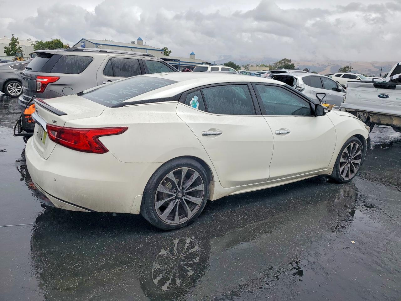 2016 Nissan Maxima 3.5 Sr White vin: 1N4AA6AP2GC425833