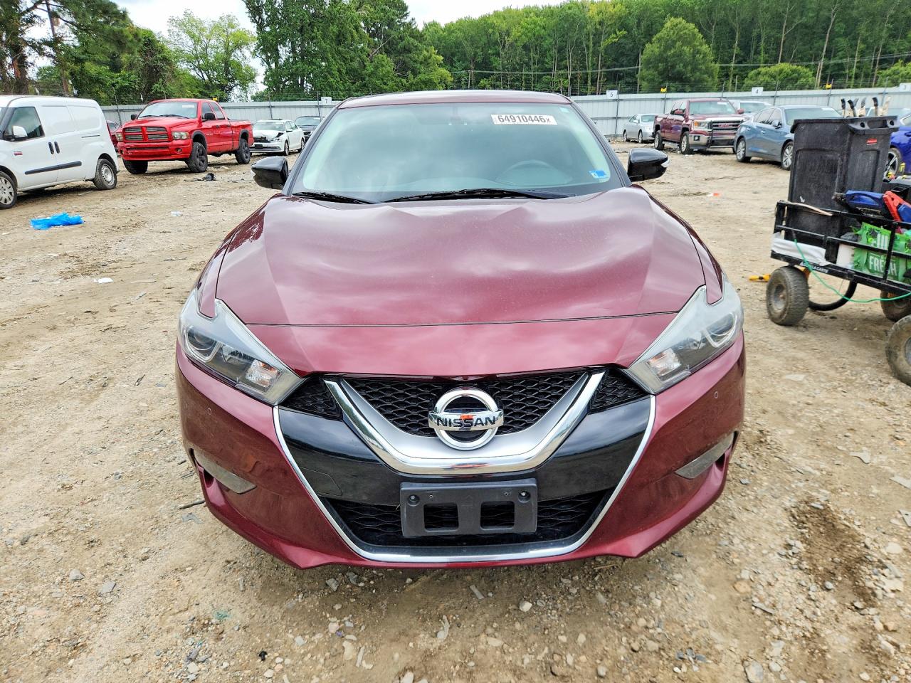 2016 Nissan Maxima 3.5 Sv Burgundy vin: 1N4AA6AP2GC447962