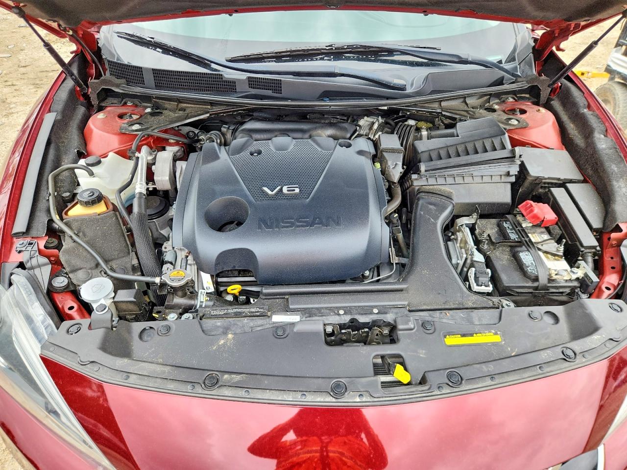 2016 Nissan Maxima 3.5 Sv Burgundy vin: 1N4AA6AP2GC447962