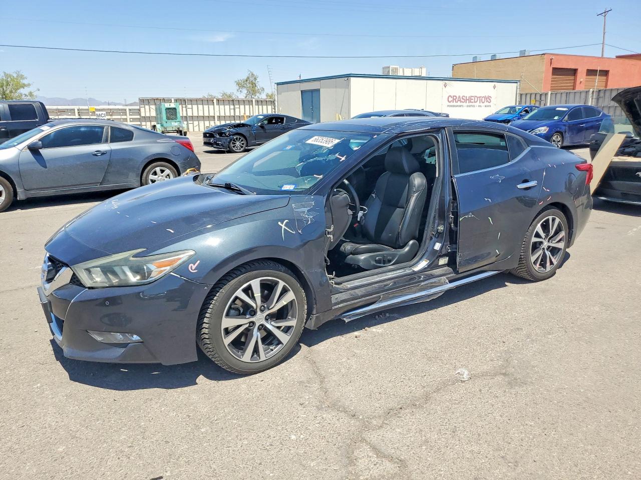 2016 Nissan Maxima 3.5 Sl Blue vin: 1N4AA6AP2GC907119
