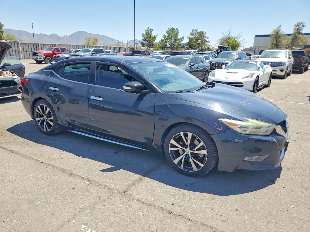 2016 Nissan Maxima 3.5 Sl Blue vin: 1N4AA6AP2GC907119