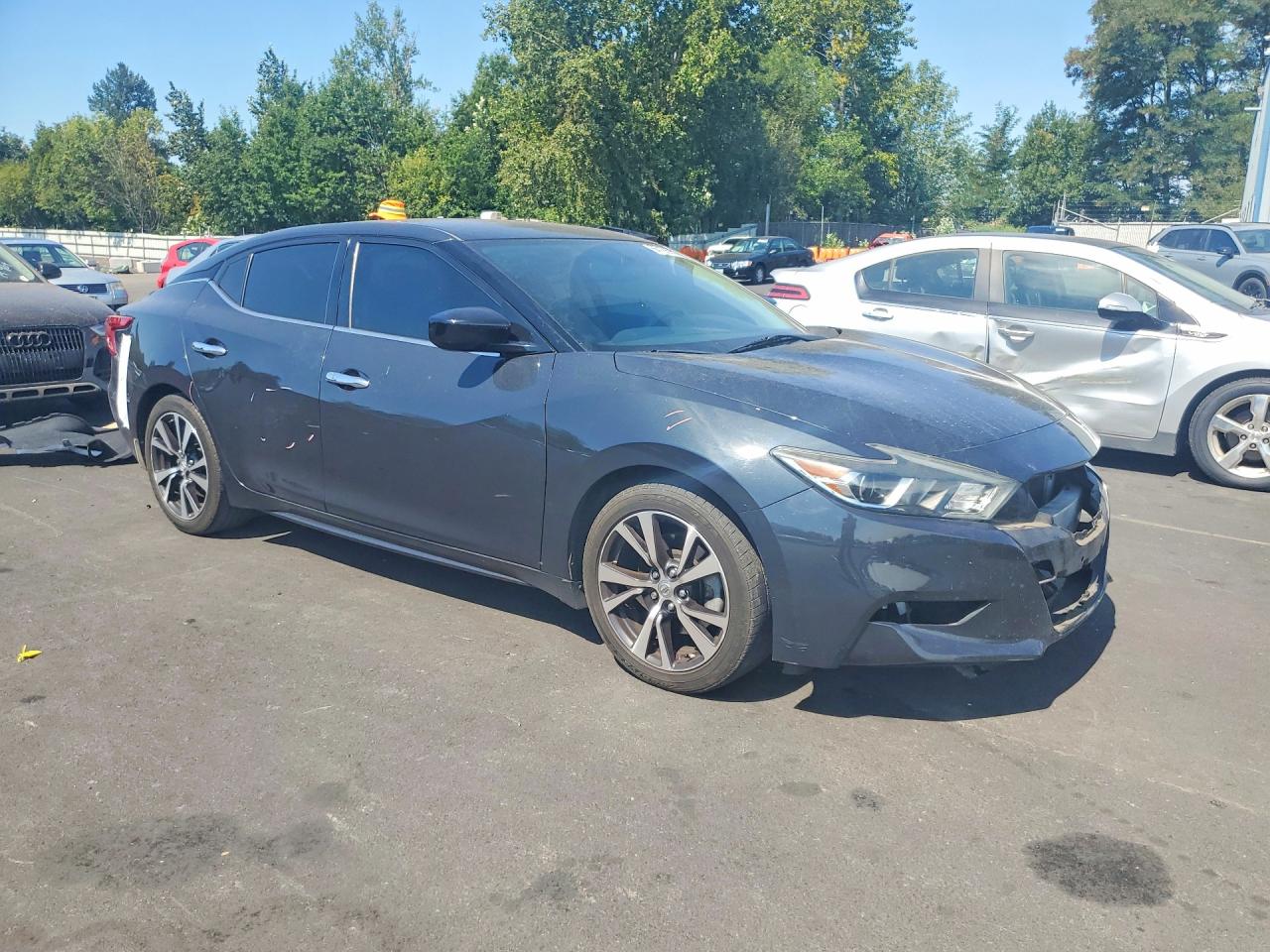 2017 Nissan Maxima 3.5 S Black vin: 1N4AA6AP2HC376702
