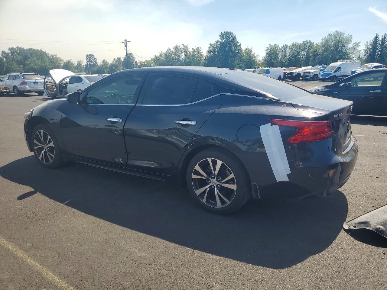 2017 Nissan Maxima 3.5 S Black vin: 1N4AA6AP2HC376702