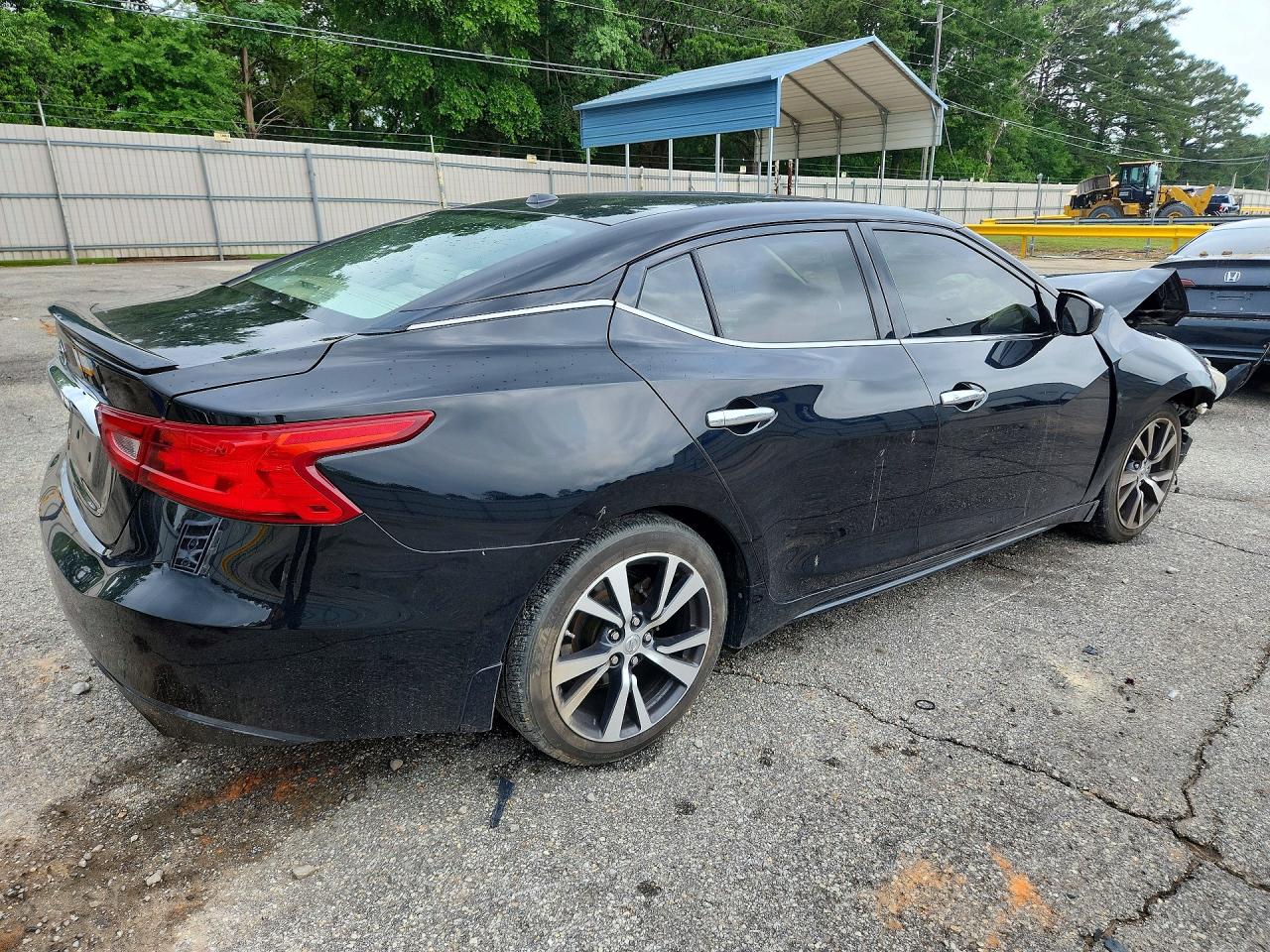 2017 Nissan Maxima 3.5 S Black vin: 1N4AA6AP2HC414381