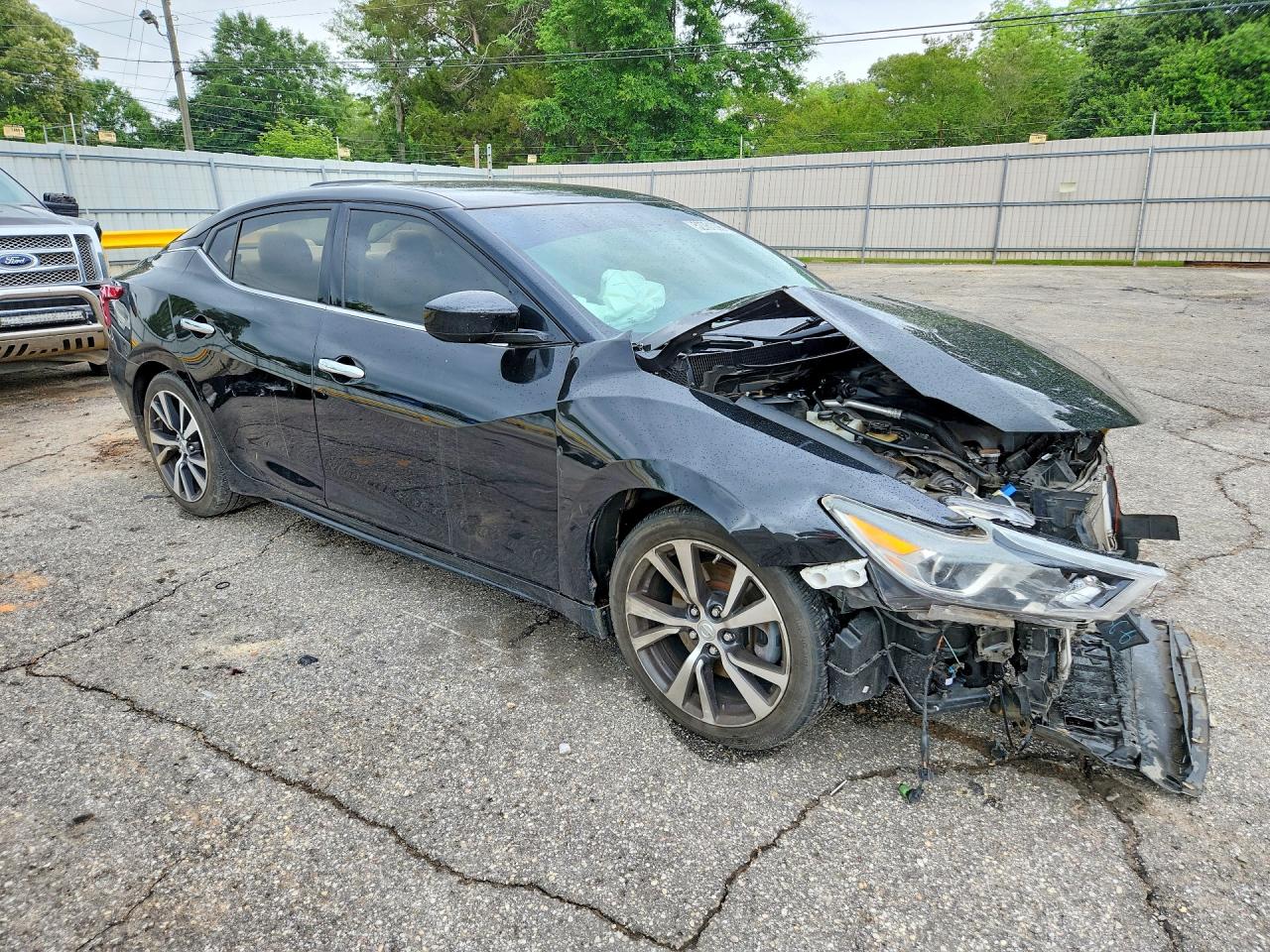 2017 Nissan Maxima 3.5 S Black vin: 1N4AA6AP2HC414381