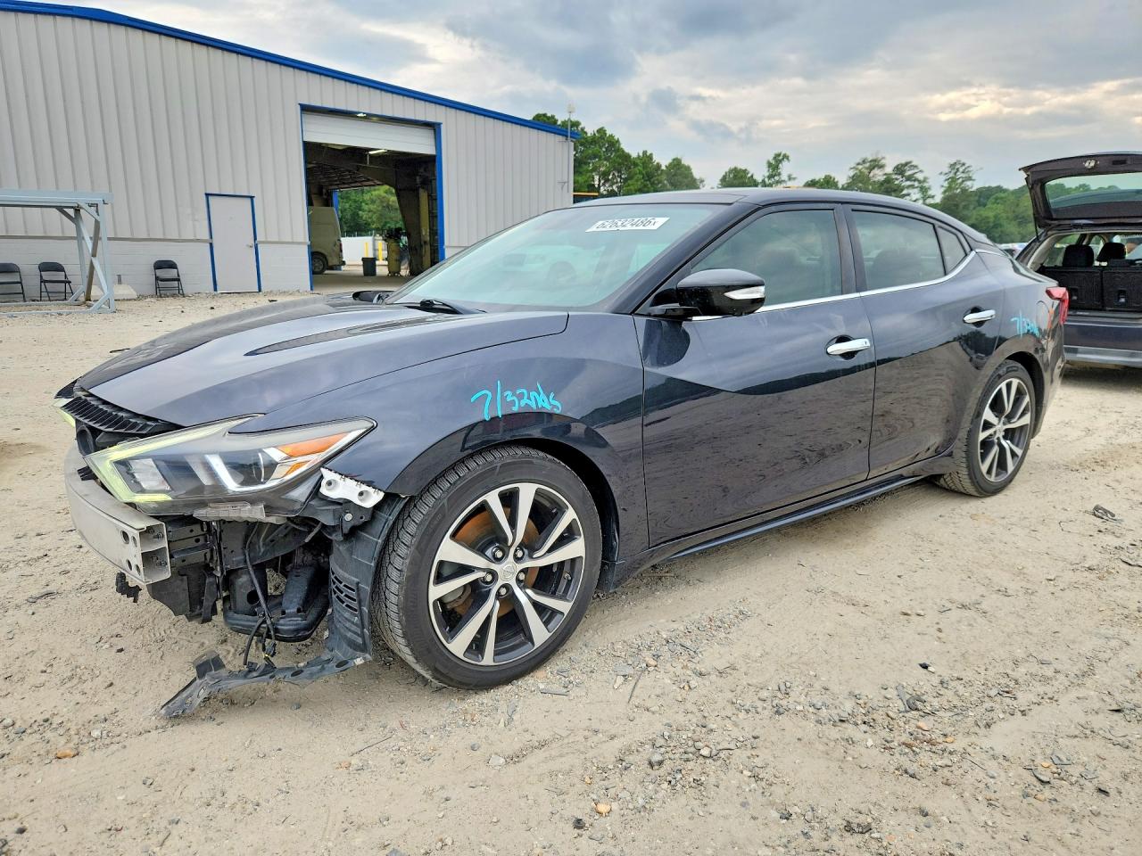 2017 Nissan Maxima Platinum Черный vin: 1N4AA6AP2HC436283