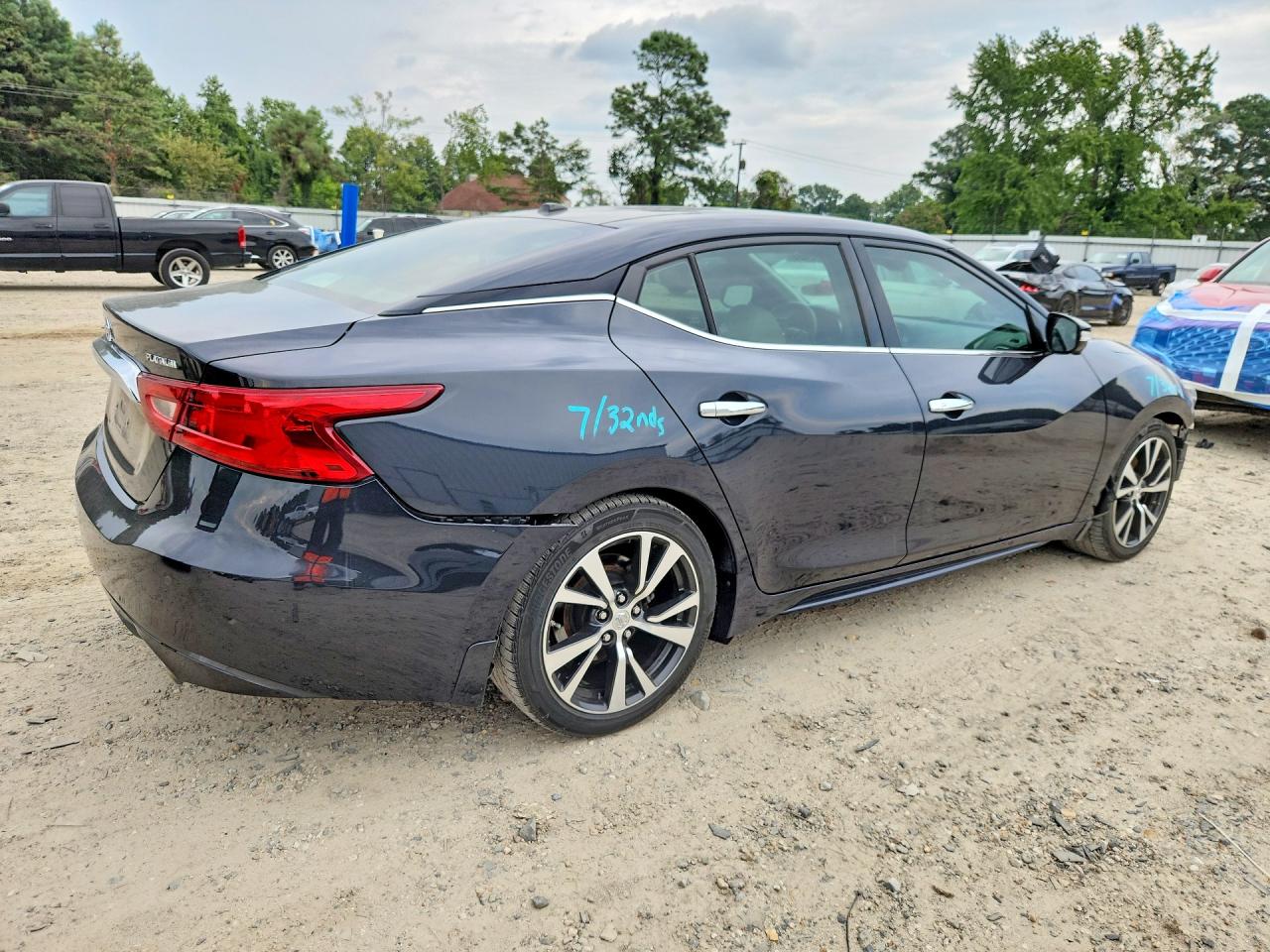 2017 Nissan Maxima Platinum Черный vin: 1N4AA6AP2HC436283