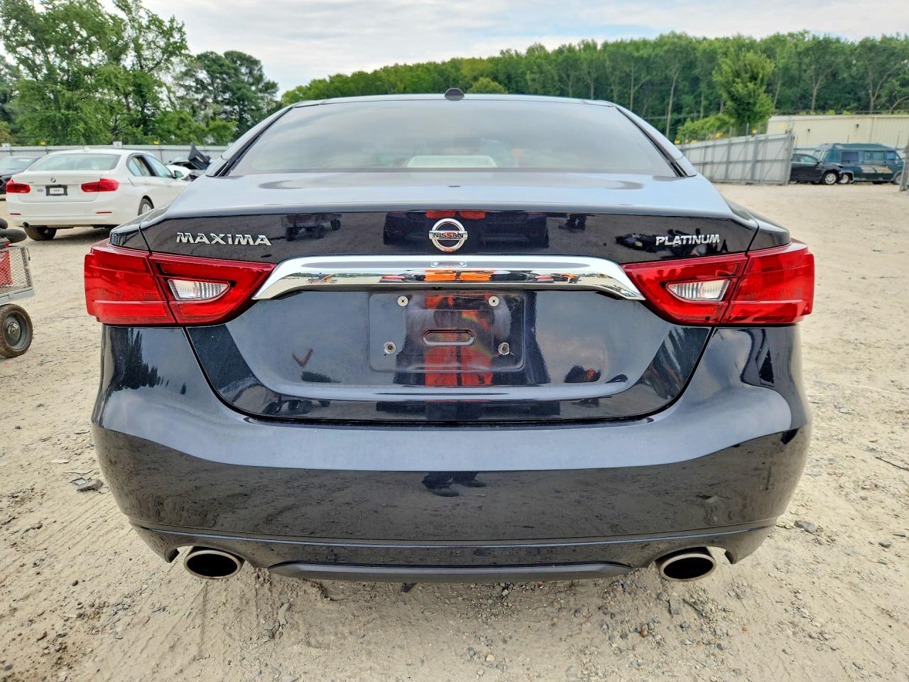 2017 Nissan Maxima Platinum Черный vin: 1N4AA6AP2HC436283