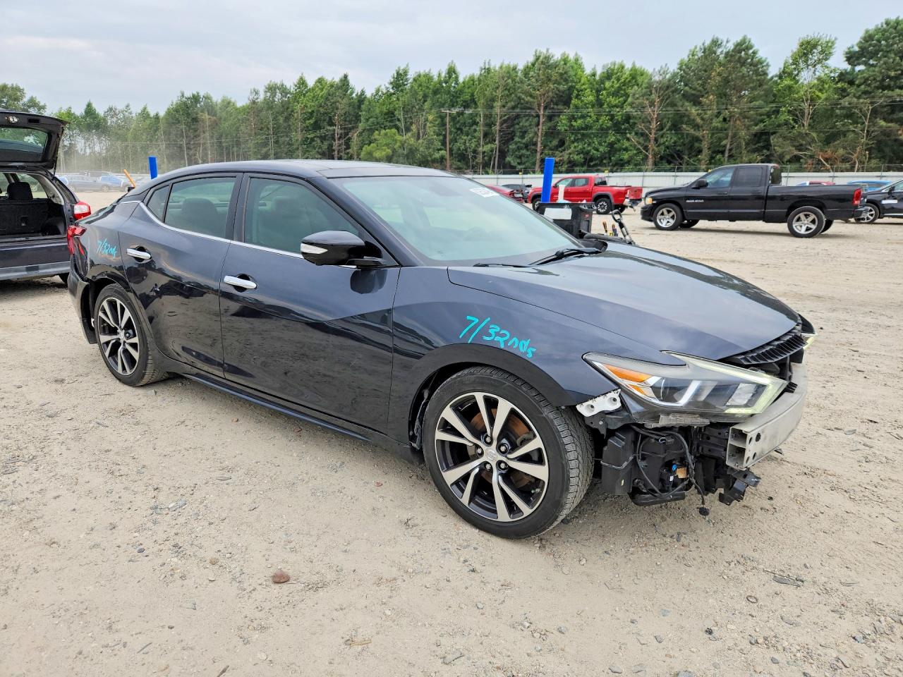 2017 Nissan Maxima Platinum Черный vin: 1N4AA6AP2HC436283