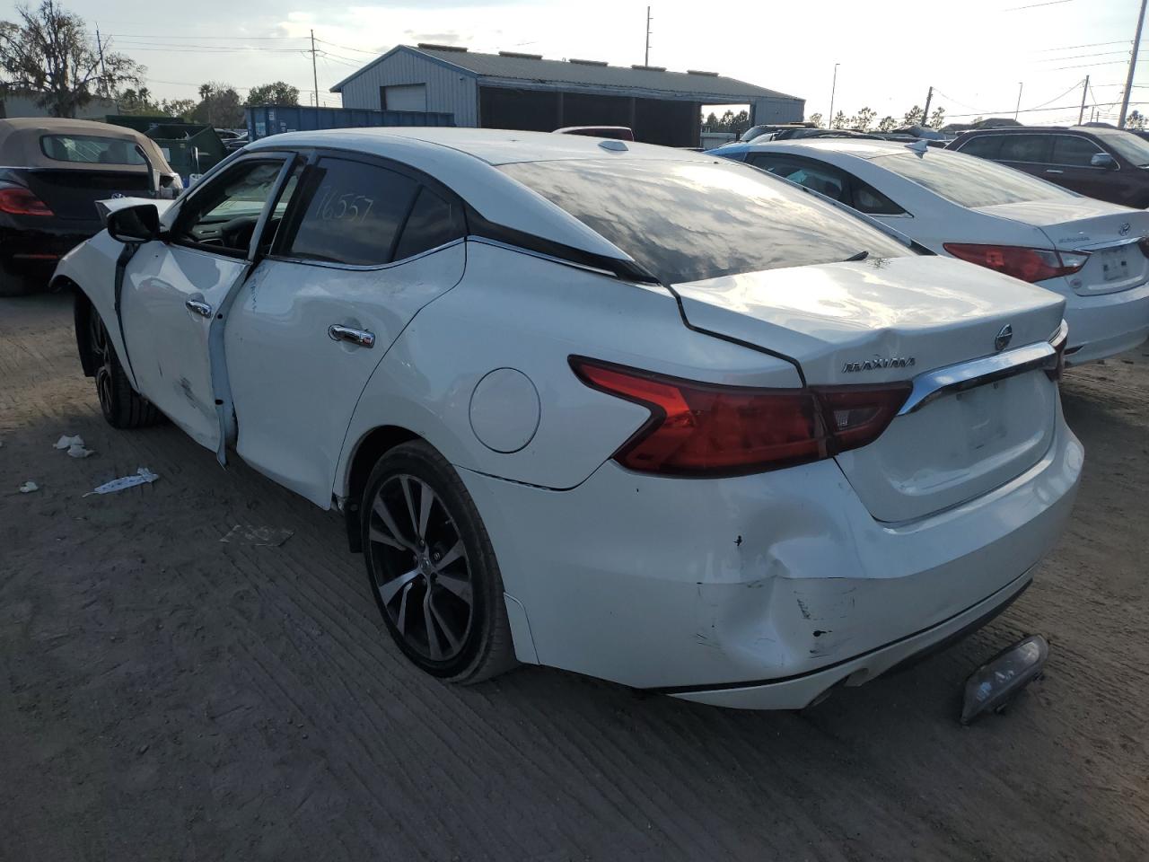 2017 Nissan Maxima 3.5s White vin: 1N4AA6AP2HC443315