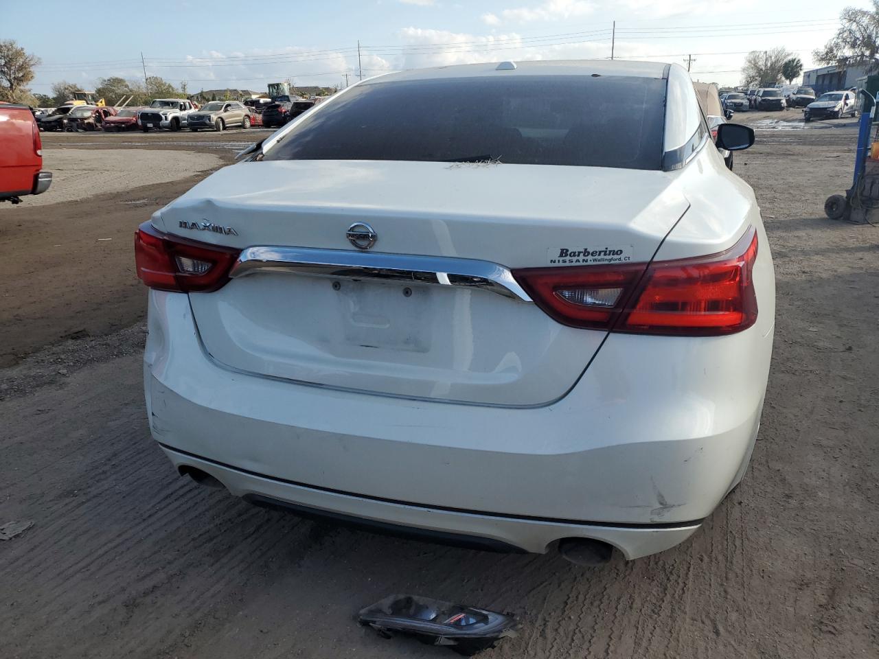 2017 Nissan Maxima 3.5s White vin: 1N4AA6AP2HC443315