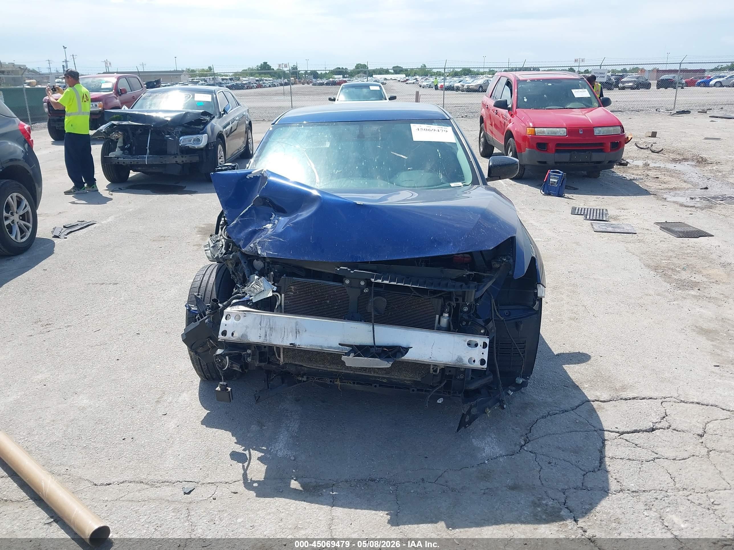 2018 Nissan Maxima 3.5 S Синий vin: 1N4AA6AP2JC409591