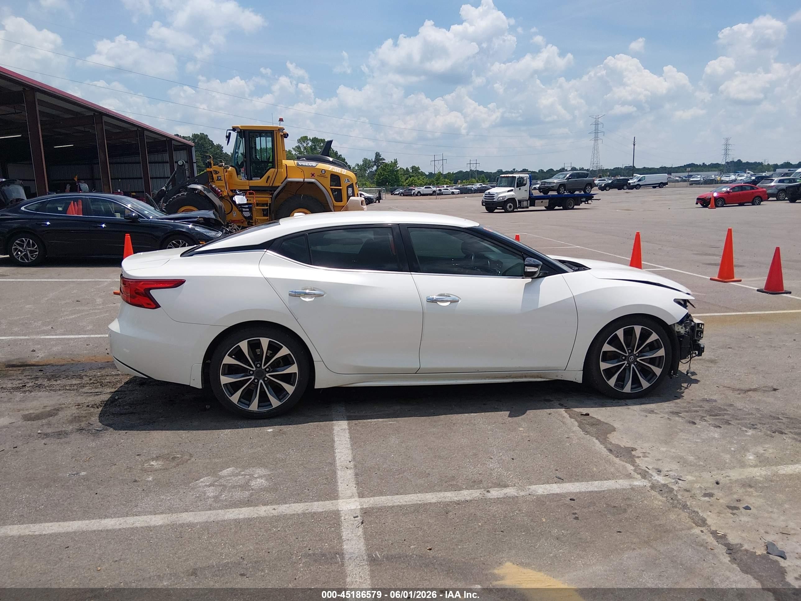 2016 Nissan Maxima 3.5 Sr White vin: 1N4AA6AP3GC377436