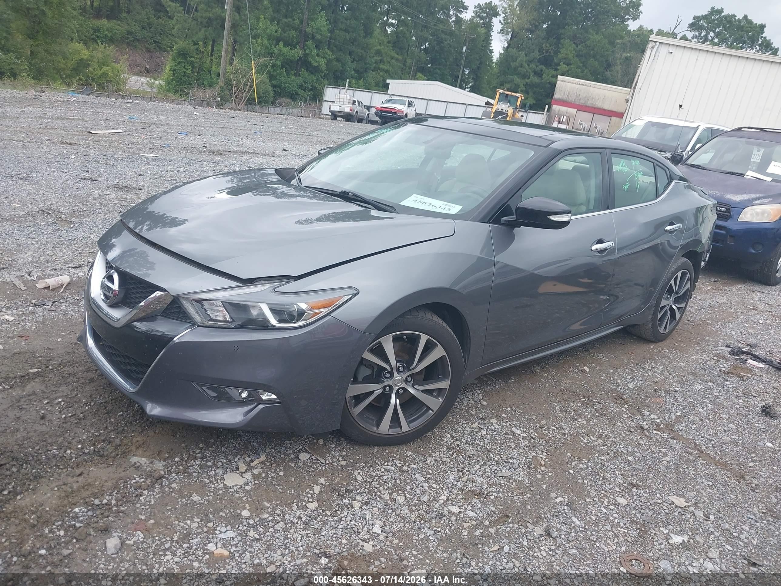 2016 Nissan Maxima 3.5 Sl Gray vin: 1N4AA6AP3GC414193