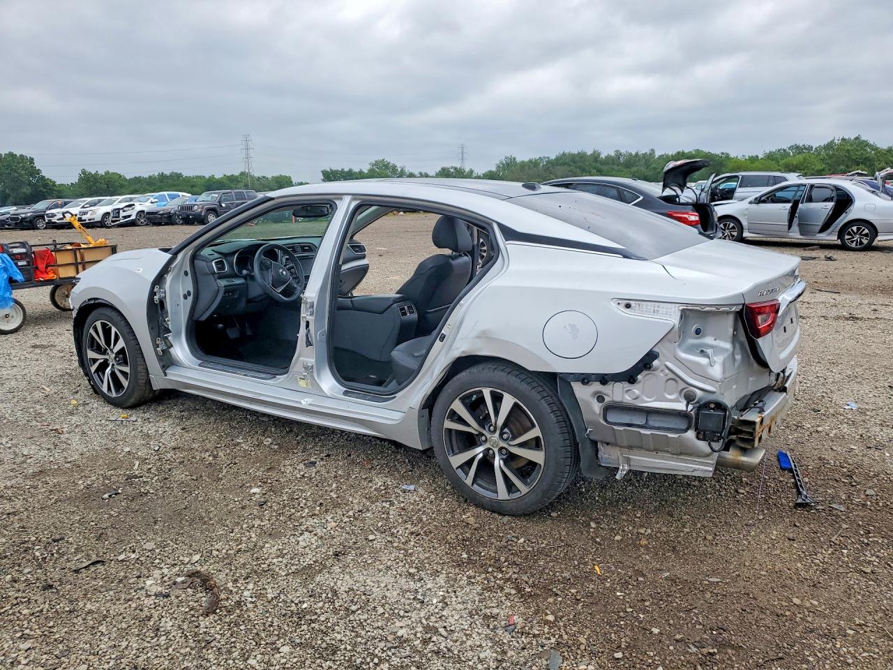 2017 Nissan Maxima 3.5 Sl Silver vin: 1N4AA6AP3HC400196