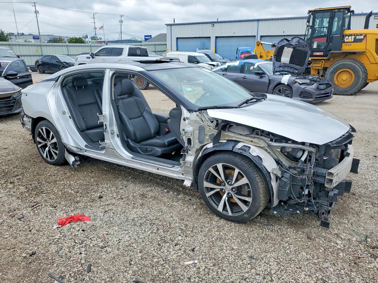 2017 Nissan Maxima 3.5 Sl Silver vin: 1N4AA6AP3HC400196