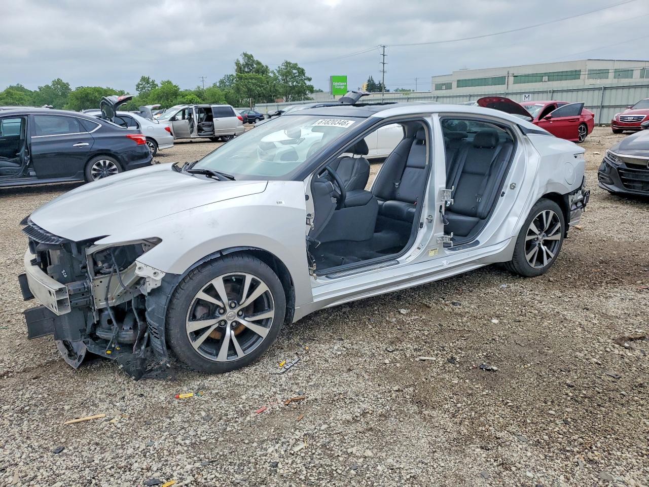 2017 Nissan Maxima 3.5 Sl Silver vin: 1N4AA6AP3HC400196