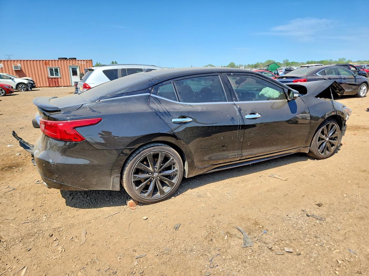 2017 Nissan Maxima 3.5 Sr Black vin: 1N4AA6AP3HC421100
