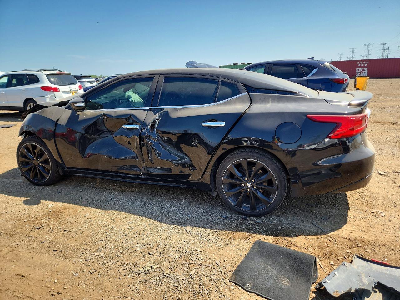 2017 Nissan Maxima 3.5 Sr Black vin: 1N4AA6AP3HC421100