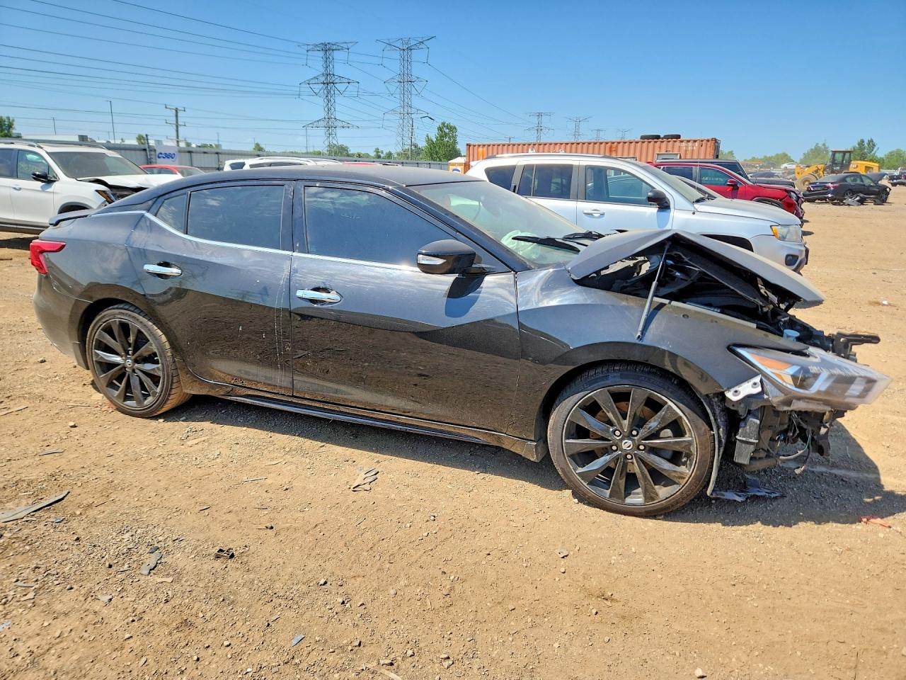 2017 Nissan Maxima 3.5 Sr Black vin: 1N4AA6AP3HC421100
