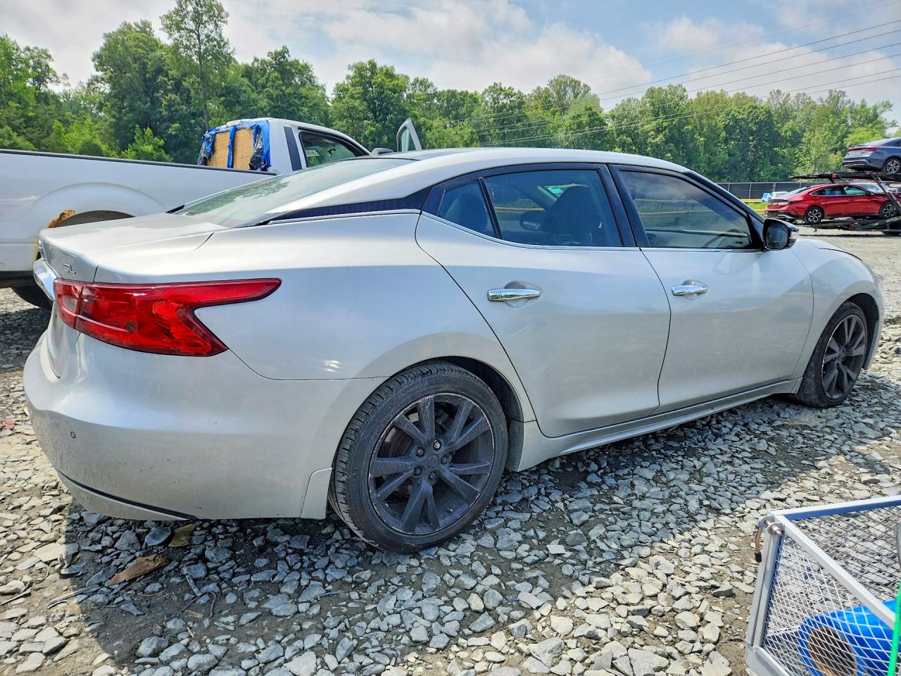 2017 Nissan Maxima 3.5 Sl Silver vin: 1N4AA6AP3HC437457