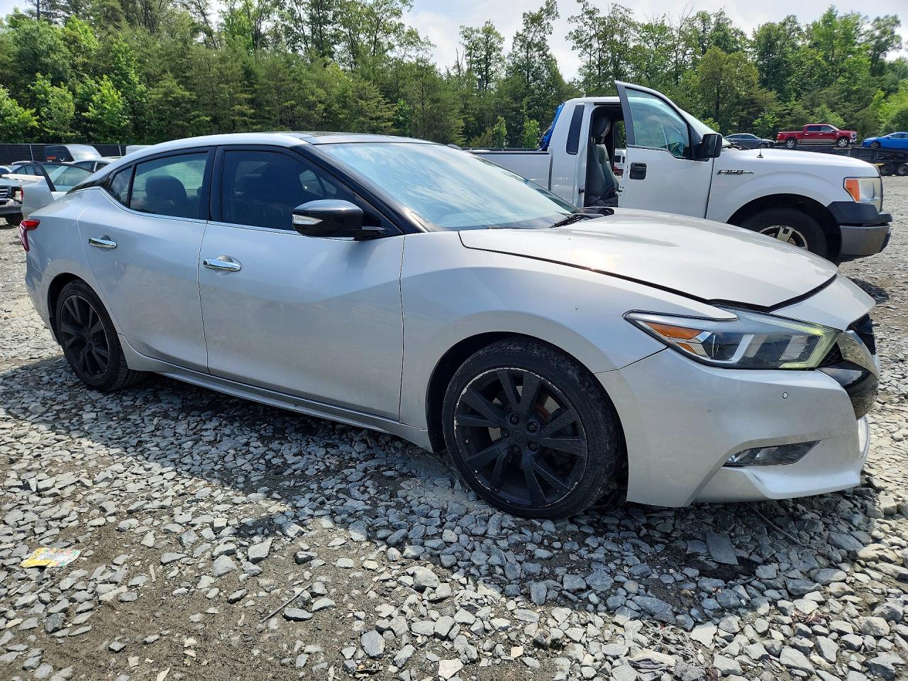 2017 Nissan Maxima 3.5 Sl Silver vin: 1N4AA6AP3HC437457