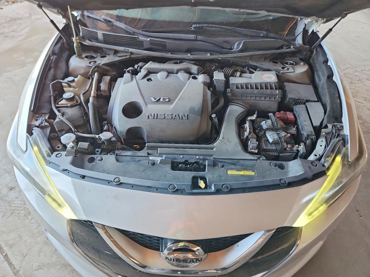 2017 Nissan Maxima 3.5 Sv Silver vin: 1N4AA6AP3HC445770