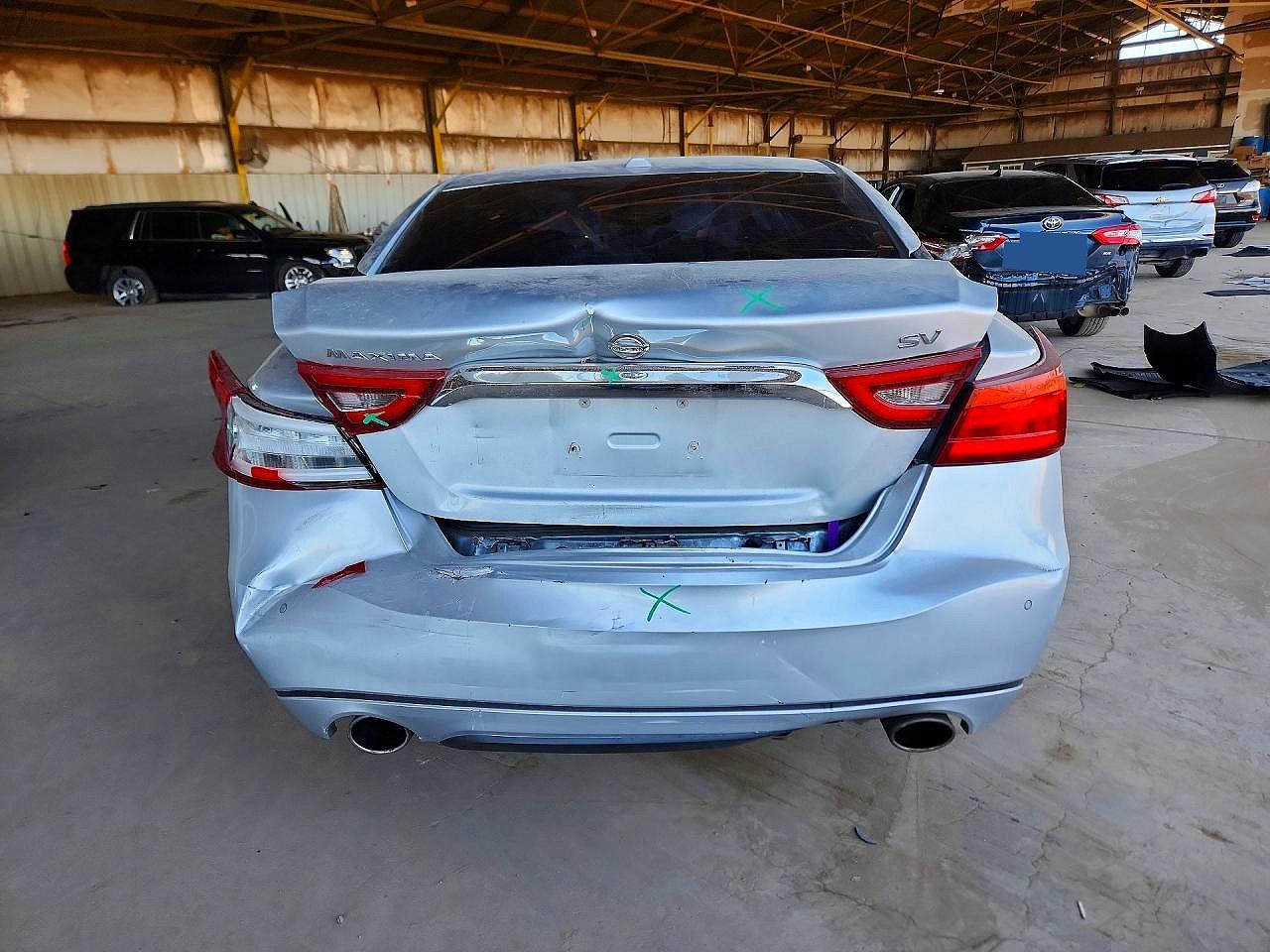 2017 Nissan Maxima 3.5 Sv Silver vin: 1N4AA6AP3HC445770