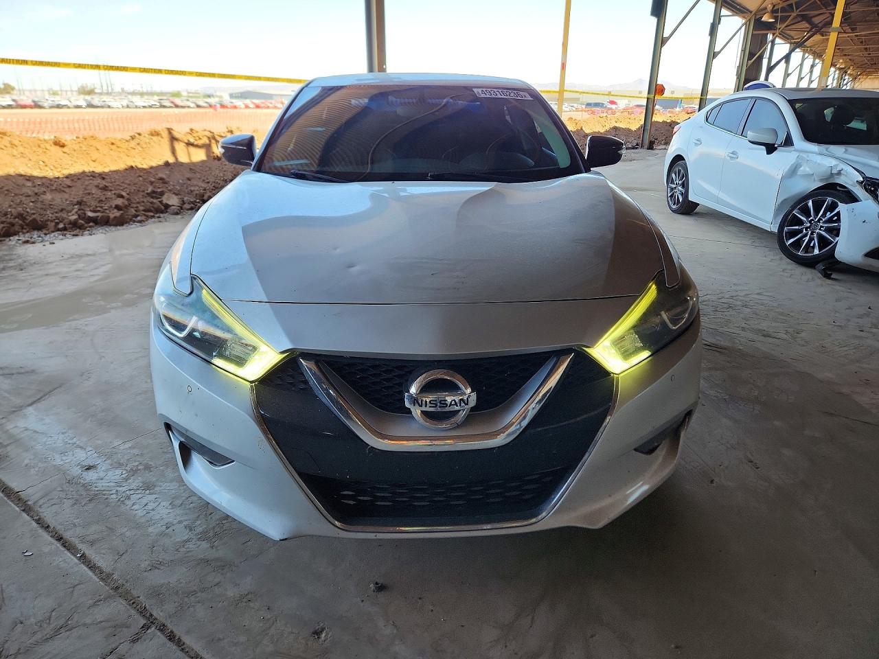 2017 Nissan Maxima 3.5 Sv Silver vin: 1N4AA6AP3HC445770