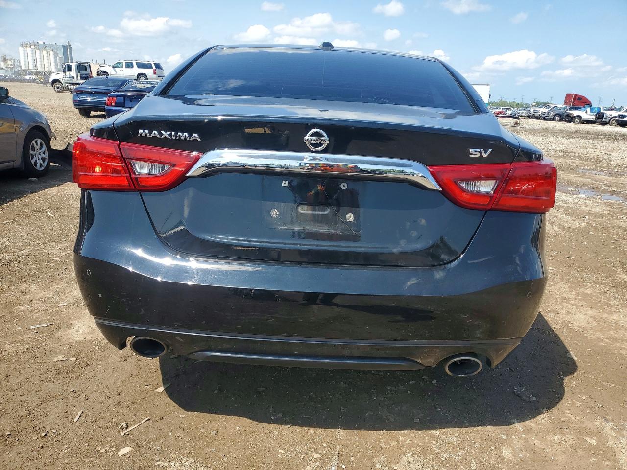 2018 Nissan Maxima 3.5 Sv Black vin: 1N4AA6AP3JC362846