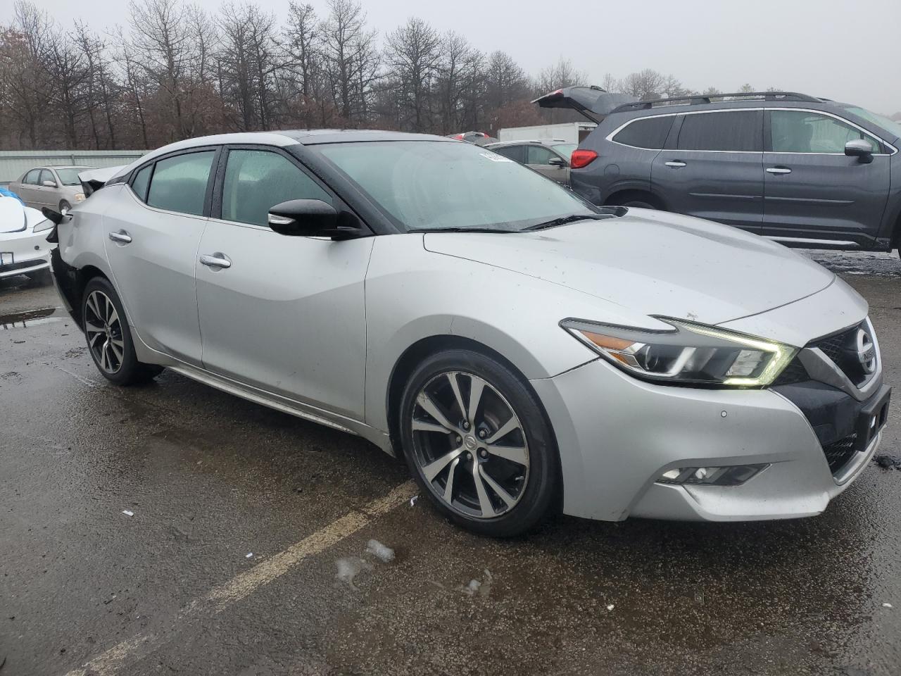 2018 Nissan Maxima 3.5s Silver vin: 1N4AA6AP3JC365763