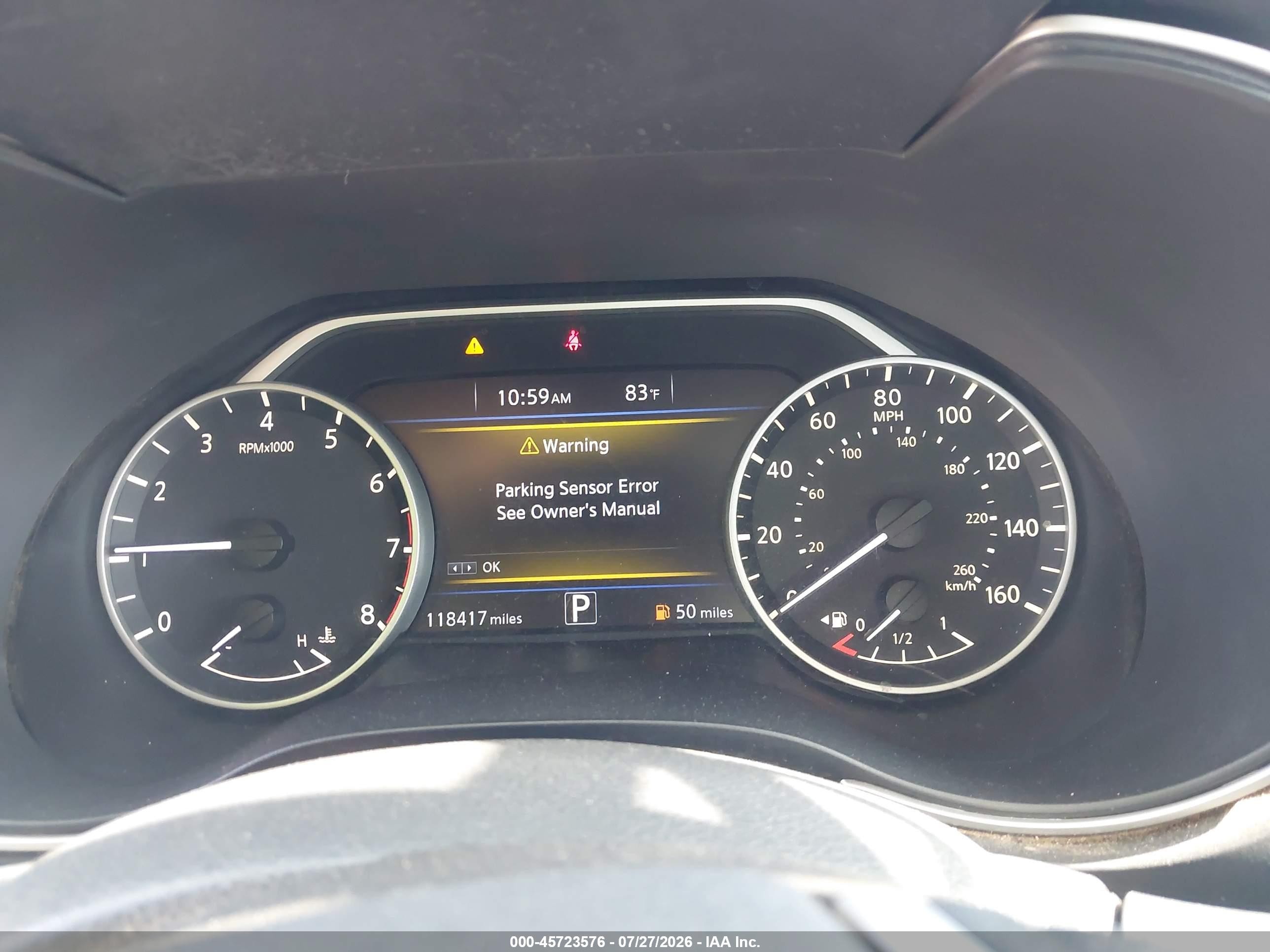 2018 Nissan Maxima 3.5 Sv Черный vin: 1N4AA6AP3JC380506