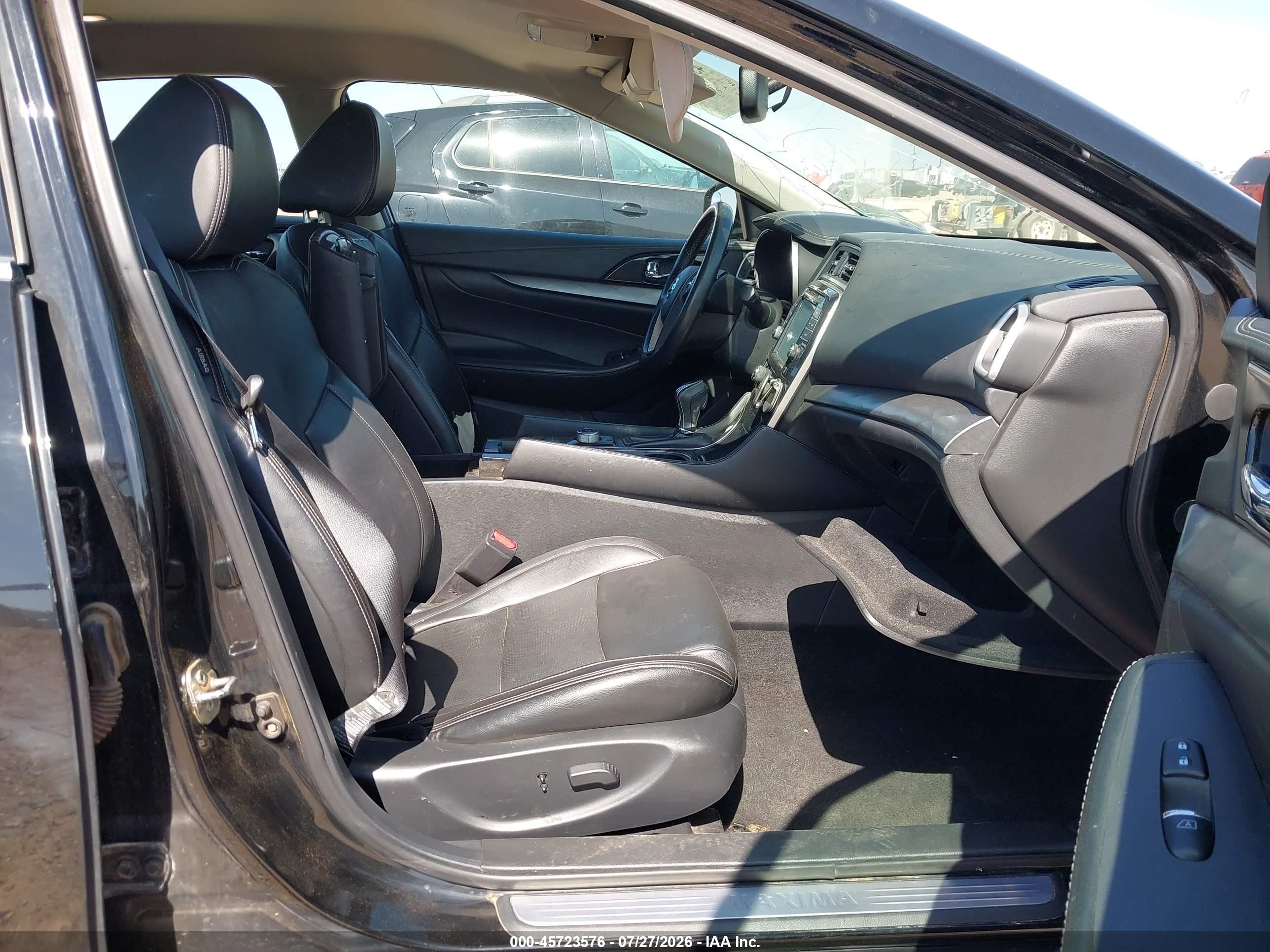 2018 Nissan Maxima 3.5 Sv Черный vin: 1N4AA6AP3JC380506