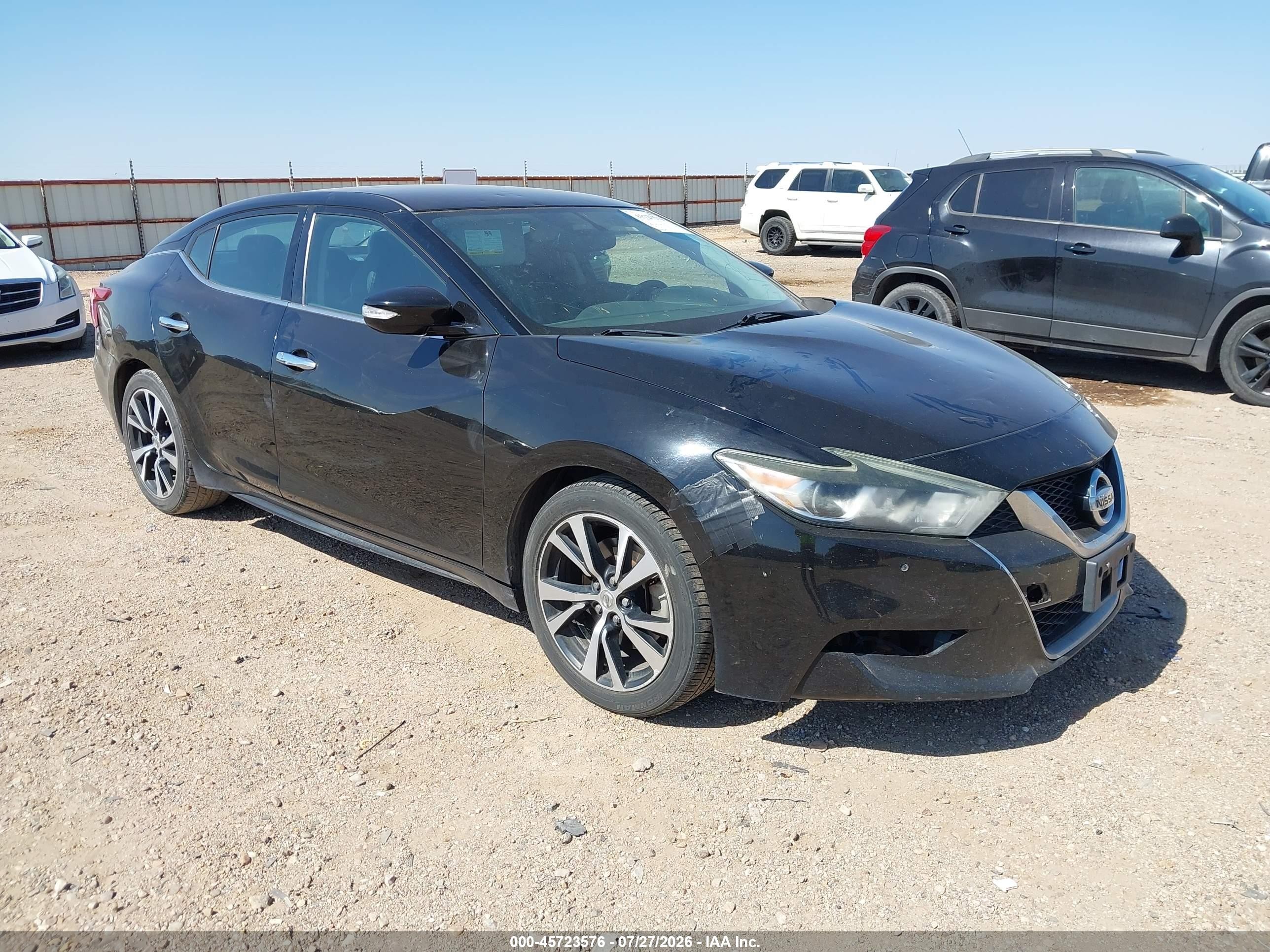 2018 Nissan Maxima 3.5 Sv Черный vin: 1N4AA6AP3JC380506
