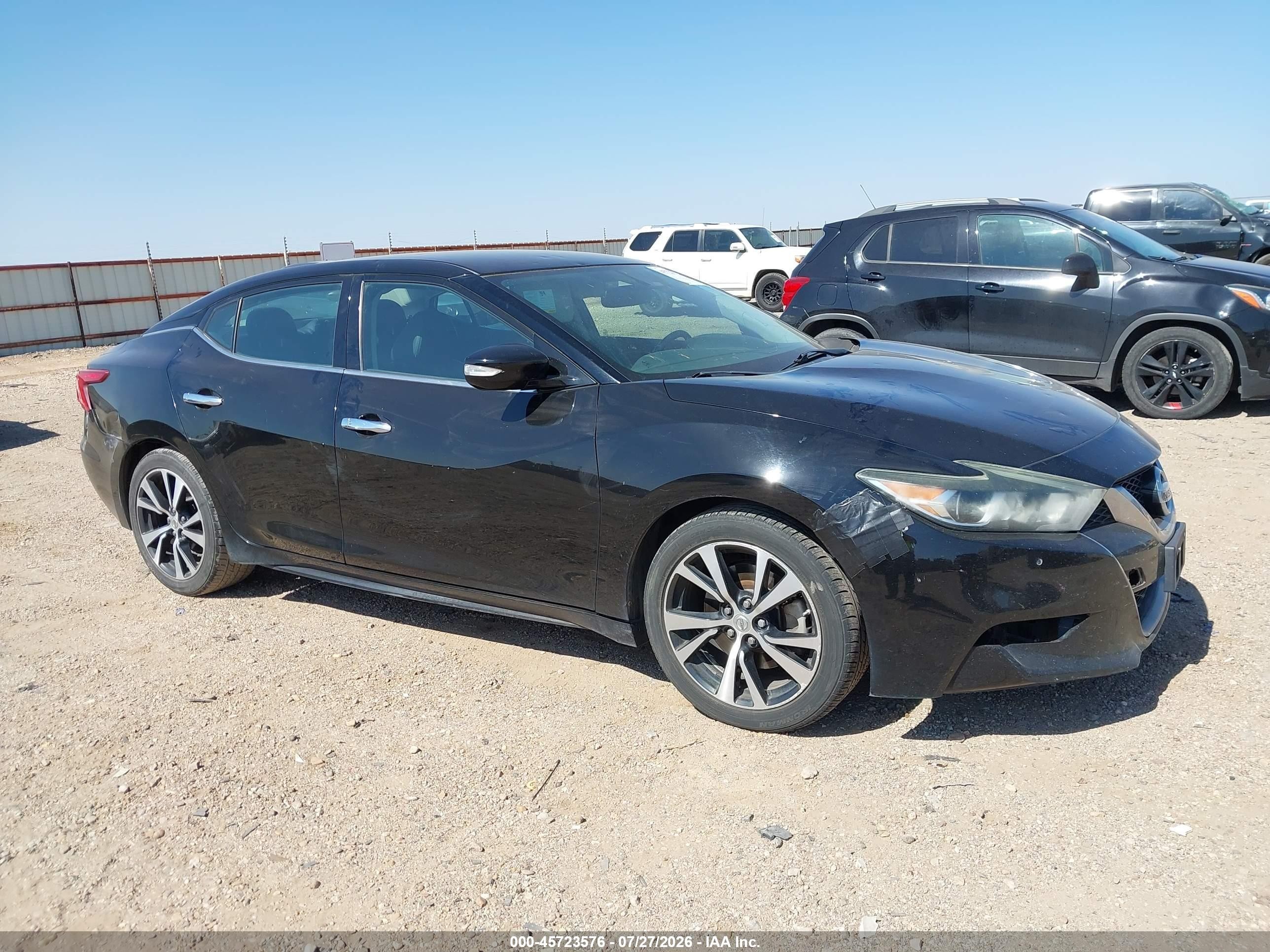 2018 Nissan Maxima 3.5 Sv Черный vin: 1N4AA6AP3JC380506