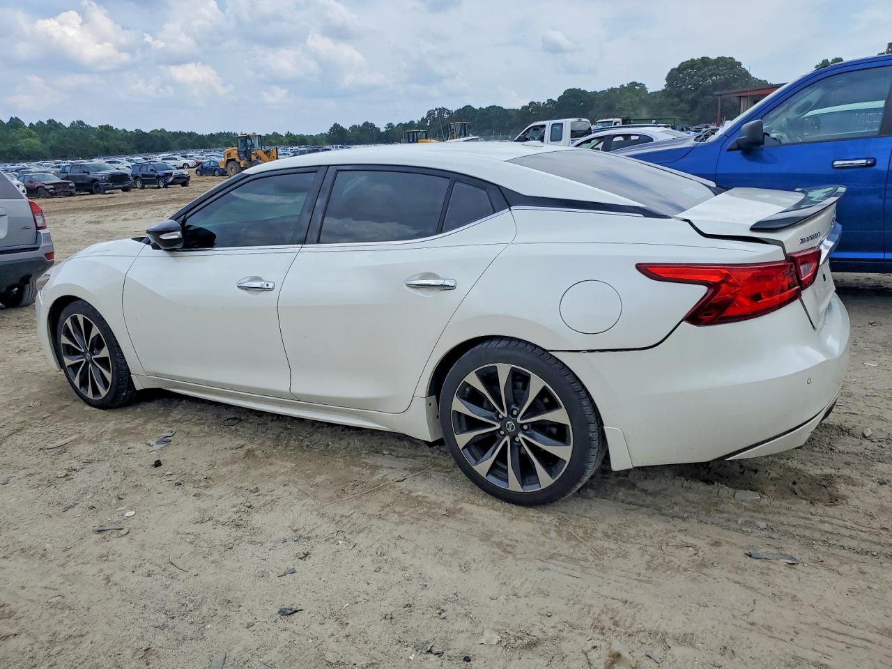2016 Nissan Maxima 3.5 Sr White vin: 1N4AA6AP4GC380703