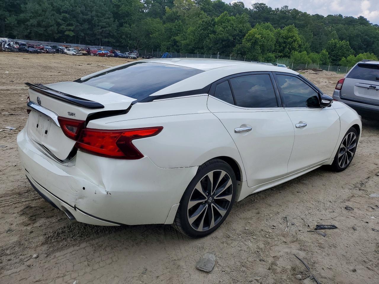 2016 Nissan Maxima 3.5 Sr White vin: 1N4AA6AP4GC380703