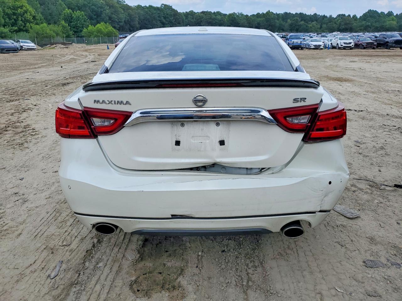 2016 Nissan Maxima 3.5 Sr White vin: 1N4AA6AP4GC380703