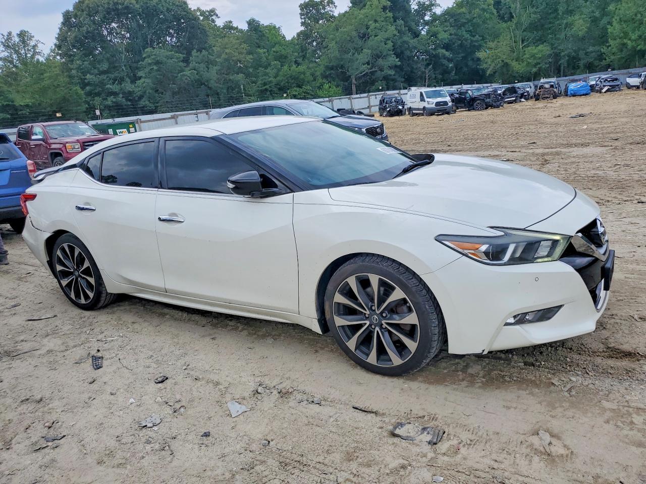 2016 Nissan Maxima 3.5 Sr White vin: 1N4AA6AP4GC380703