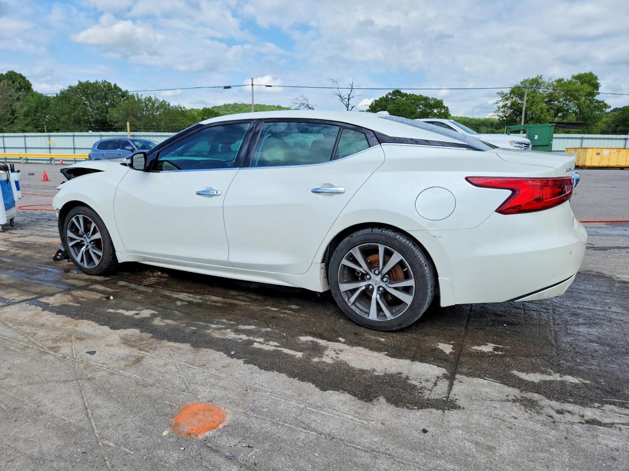 2016 Nissan Maxima 3.5 Sv White vin: 1N4AA6AP4GC436493