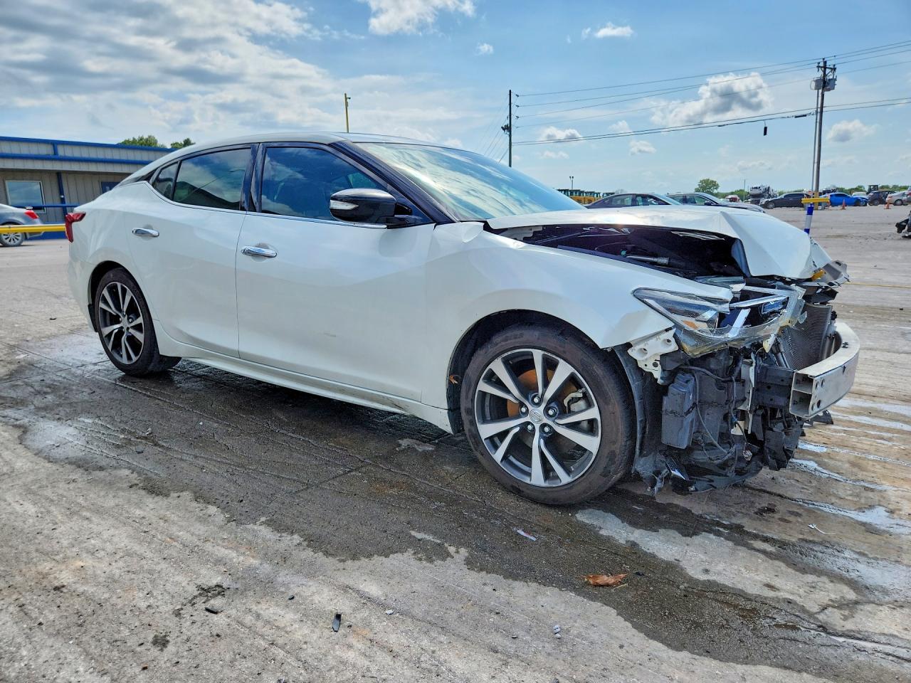 2016 Nissan Maxima 3.5 Sv White vin: 1N4AA6AP4GC436493