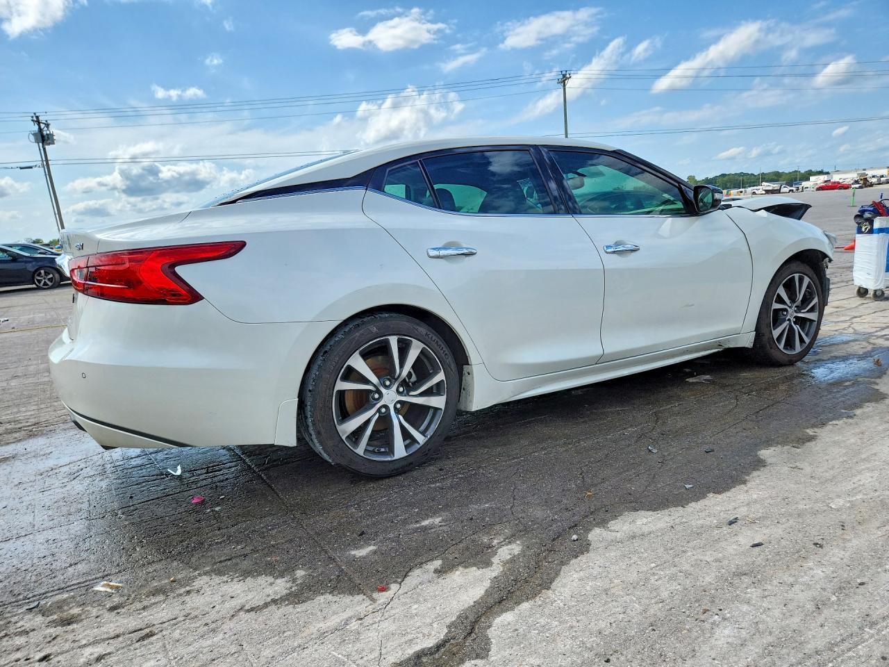 2016 Nissan Maxima 3.5 Sv White vin: 1N4AA6AP4GC436493