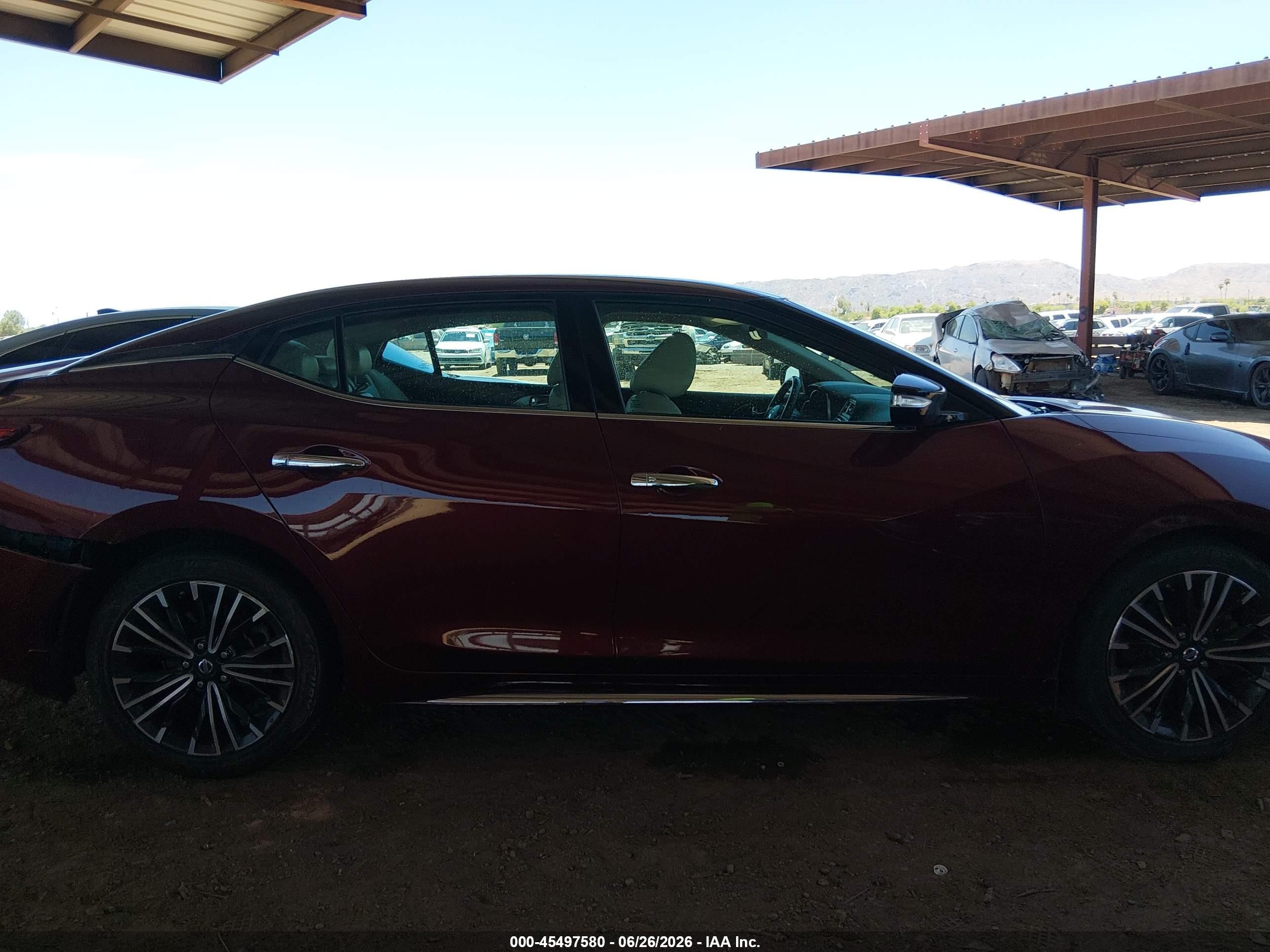 2017 Nissan Maxima 3.5 Sv Burgundy vin: 1N4AA6AP4HC394571
