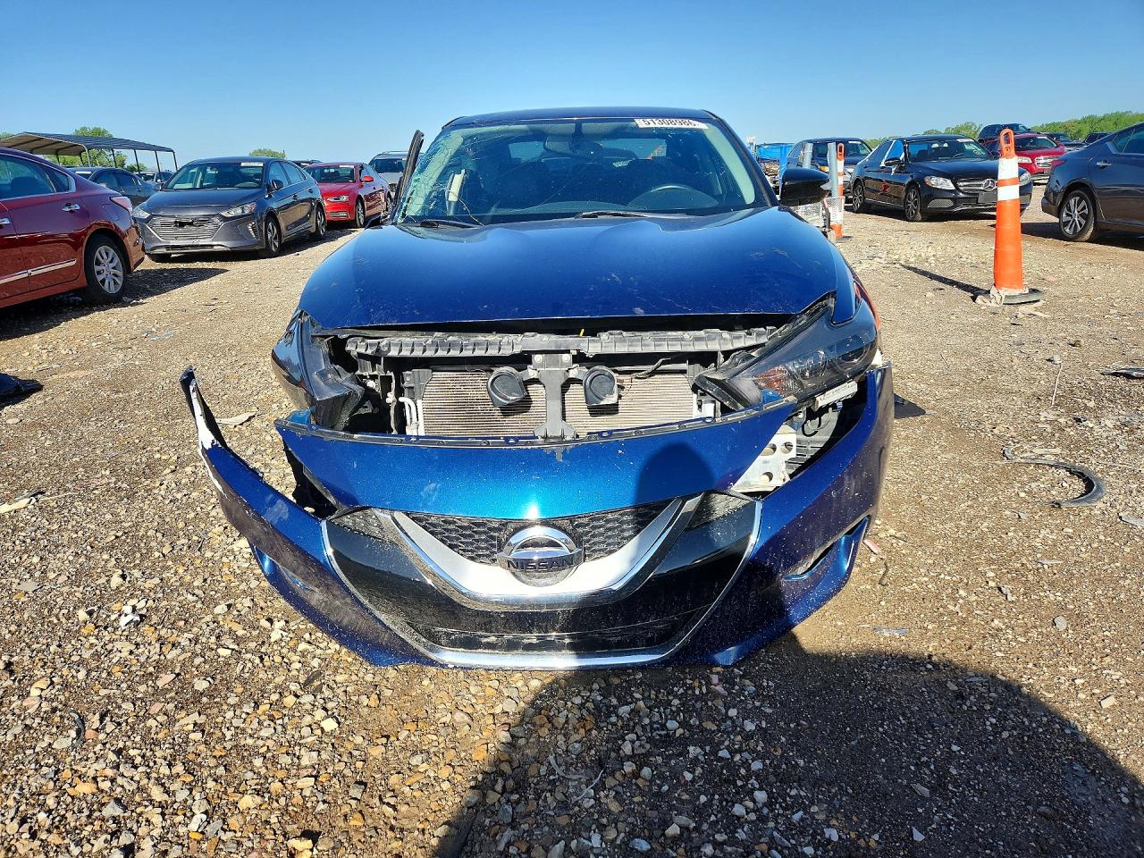 2017 Nissan Maxima 3.5 Sv Blue vin: 1N4AA6AP4HC446412