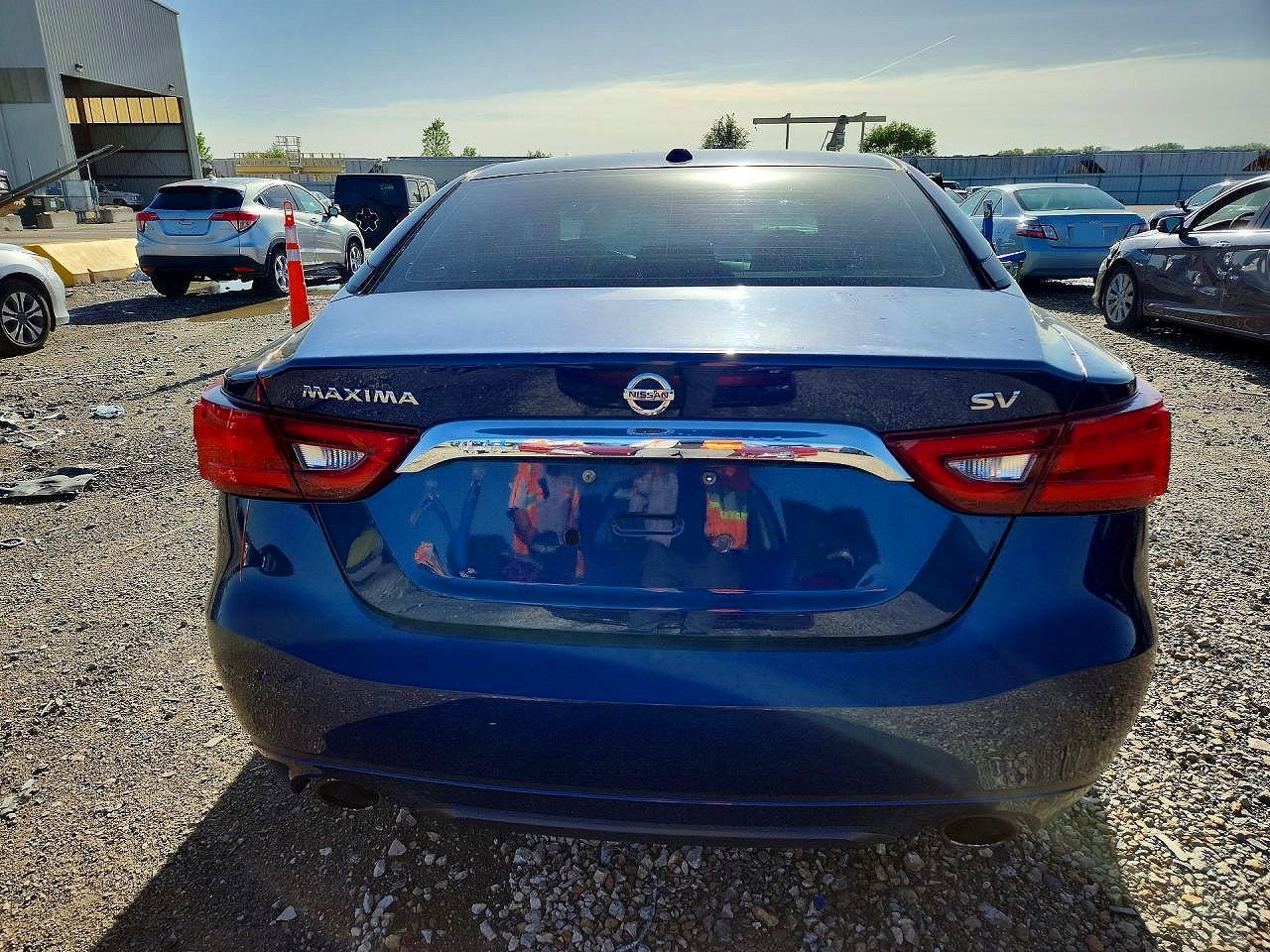 2017 Nissan Maxima 3.5 Sv Blue vin: 1N4AA6AP4HC446412