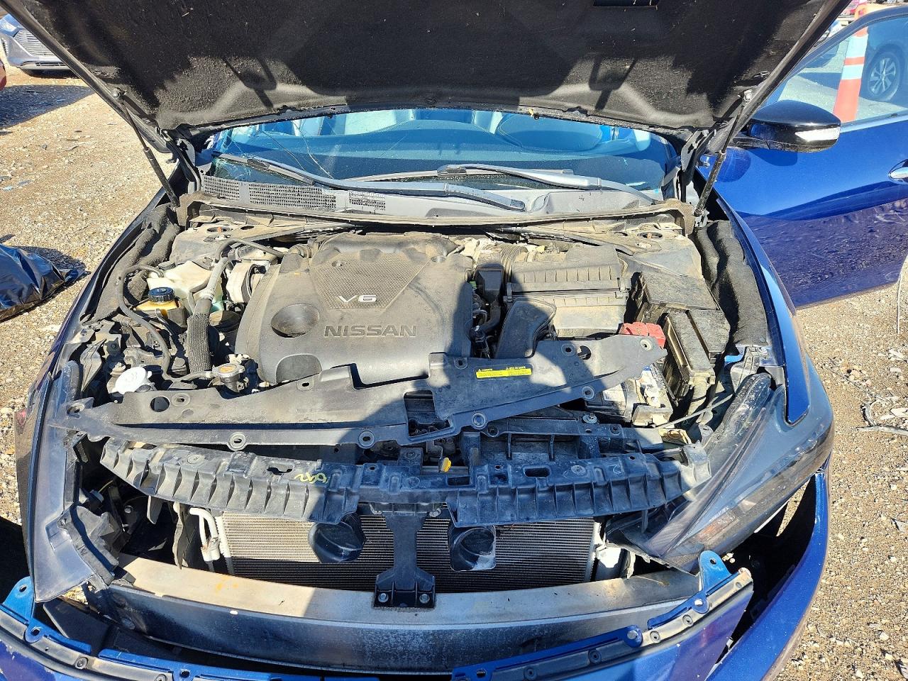 2017 Nissan Maxima 3.5 Sv Blue vin: 1N4AA6AP4HC446412